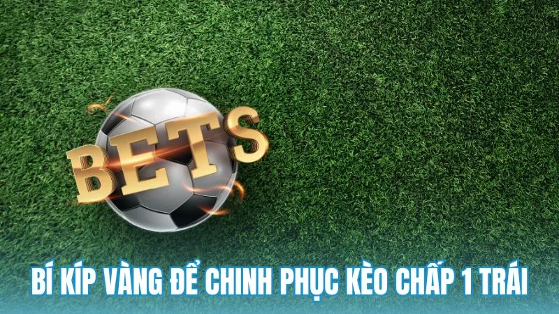 Bí kíp vàng để chinh phục kèo chấp 1 trái