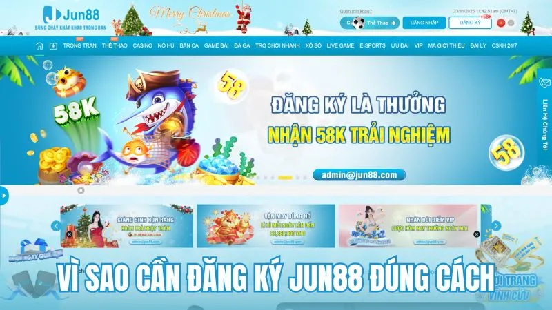 Lý do người chơi nên thực hiện đăng ký Jun88 đúng quy chuẩn