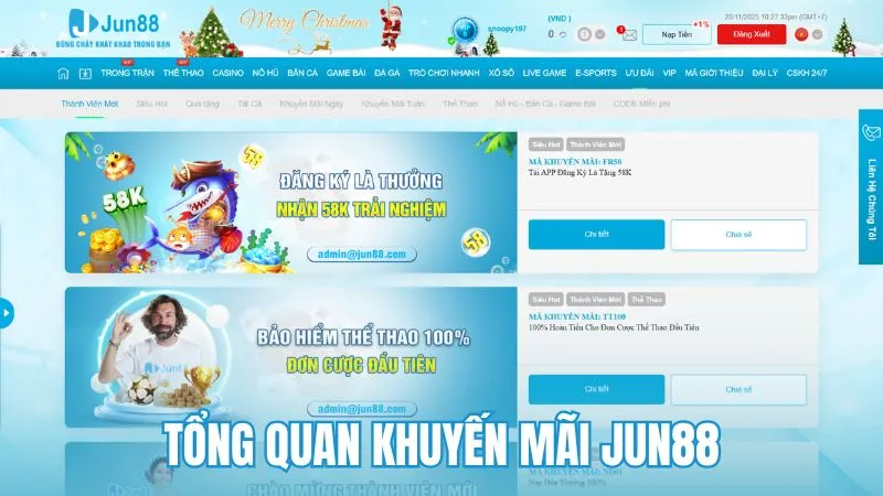 Sơ lược về các chương trình khuyến mãi Jun88